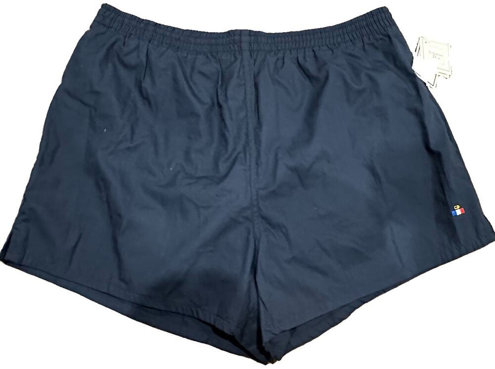 Vintage 80s 90s Christian Dior Swim Shorts Trunks NWT Deadstock Navy Blue XL